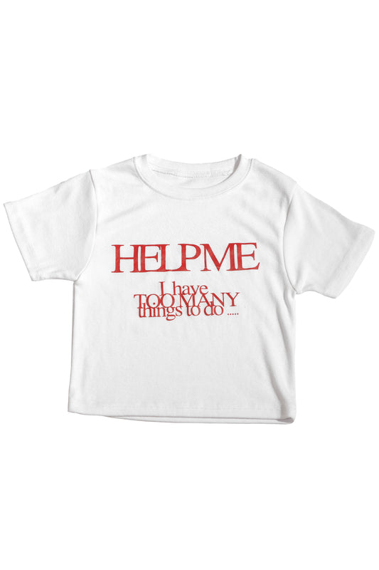 HELP ME TEE (WHITE)